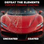 Car Wax Spray and Ceramic Coating for Cars - 3 in 1 Waterless Car Wash and Detailing - Quick Effect Coating Agent for Car - High Gloss Top Coat, Shiny Car Stuff by Shine Armor - Protective Wax 16FlOz - Image 4