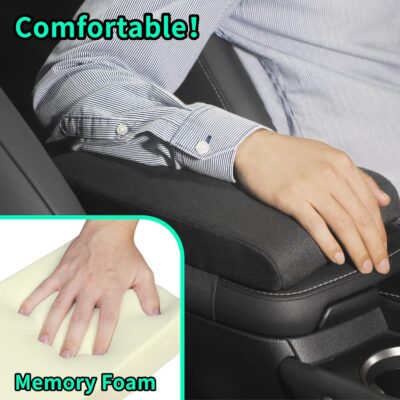 Timorn Car Center Console Cover: Memory Foam Car Armrest Cushion & Arm Rest Covering Car & Middle Console Covers & Car Armrest Cover & Center Console Cushion for Truck | Auto | SUV - Image 2