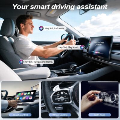 Mini Wireless CarPlay Adapter 2025 Upgrade – Dual-Band WiFi & Bluetooth 5.3, Plug & Play Car Dongle, Auto Connect, Compact Design, OTA Update, Compatible with Cars 2016+ Wired CarPlay/Android Auto - Image 4