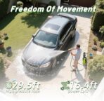 Pressure Washer, Power Washer with Foam Cannon,High Pressure Cleaning Machine with 4 Nozzles for Car, Patio, Driveway,Fences,Decks - Image 5