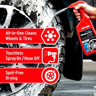Mothers Foaming Wheel & Tire Cleaner, 24 oz. – Foaming Action Lifts Brake Dust & Grime, Safe for Factory-Coated Wheels, Restores, Cleans, Finishes Fast, Spot-Free Rinse (05924) - Image 3