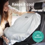 Baby Uma Infant Car Seat Cover Baby - UV Shielding & Heat Blocking Universal Sun Shade for Baby Car Seat, Reflective & Foldable PET Aluminium Cover - Image 2