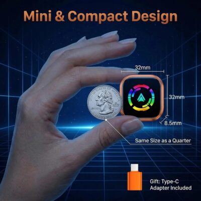 2026 2-in-1 Wireless CarPlay Adapter, Wired to Wireless Apple CarPlay & Android Auto, Mini Dongle Auto-Reconnect Fast Connect, Plug and Play iPhone iOS 10+ Android 11+, Compatible 1000+ Cars - Image 8