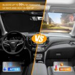 Sunshade Sun Shield for Mercedes-Benz C-Class W205 C250 C300 C400 SLK SLS CLA CLS CL-Class 2008-2023 2024 Window Shade Windshield Cover Sun Visor Protector Car Accessories Block UV Rays Heat - Image 6