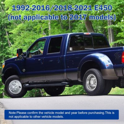 17" Wheel Simulators, 17" 8 Lug Stainless Steel Hubcaps with Wheel Lug Bolts Kit, Polished Finish, 2 Front Wheels/2 Rear Wheels, Suitable for 2005-2021 Ford F350 Truck. - Image 4