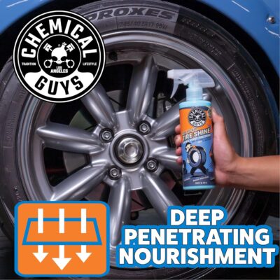 Chemical Guys Tire Kicker Sprayable Extra Glossy Tire Shine Spray, Dry-to-Touch Dressing - Restores Wet Look to Rubber, Vinyl, and Plastic, Safe for Cars, Trucks, Motorcycles, RVs, and More - 16 oz - Image 10