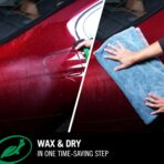 Turtle Wax 50834 1-Step Wax and Dry, Quick and Easiest Step to High Shine, for Cars, Trucks, Motorcycles and RVs, 26 oz. Double Pack with Microfiber Towel - Image 6