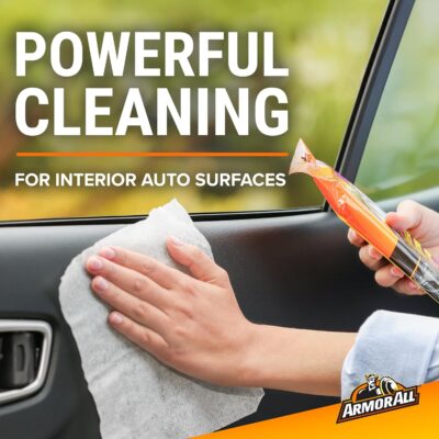 Armor All Car Interior Cleaner Wipes, Interior Cleaning Wipes for Cars, Trucks, Motorcycles, 60 Each - Image 3