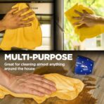 Premium Shammy Cloth for Car Drying - 26”x17” - Super Absorbent Chamois Towel for Car - Scratch-Free, Reusable & Soft - Image 9