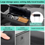 Car Armrest Storage Box Universal Armrest Extender Console Storage Case Center Armrest Adjustable Arm Relaxation Support Pad,Black - Image 6