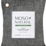 Moso Natural Air Purifying Bag 200g | HGTV Editor's Pick | Premium Bamboo Charcoal Odor Absorber for Home & Car | Closet Odor Eliminator & Car Air Freshener | Long Lasting Charcoal Bags Cover 90sqft