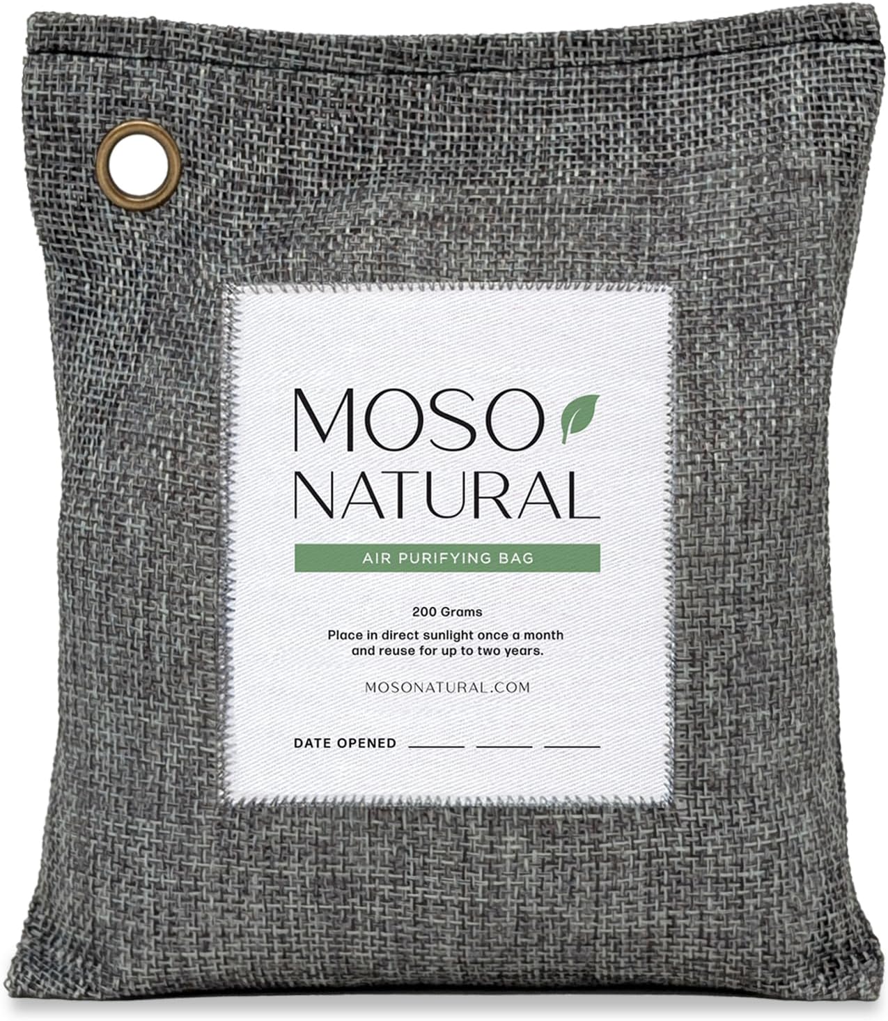 81lCAlpoUdL._AC_SL1500_.jpg Moso Natural Air Purifying Bag 200g | HGTV Editor's Pick | Premium Bamboo Charcoal Odor Absorber for Home & Car | Closet Odor Eliminator & Car Air Freshener | Long Lasting Charcoal Bags Cover 90sqft - Image 1