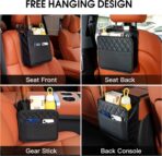 Car Seat Back Hanging Bag Car Document Holder Multi-Pocket Bottle Bag Storage Box Organizer Travel Tidy Pouch Pocket Kids - Image 5