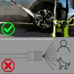 Pressure Washer, Power Washer with Foam Cannon,High Pressure Cleaning Machine with 4 Nozzles for Car, Patio, Driveway,Fences,Decks - Image 6