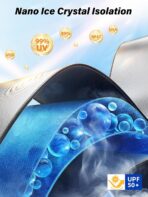 2026 TrySpace Car Windshield Sun Shade Umbrella - [Silver Heat Shield & UV Reflective] Protector for Cars, Universal Fit Medium (56"x31") | 25°F Cooler, Friendly Vinyl Coatings Medium - Image 3