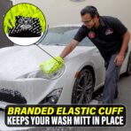 Chemical Guys Chenille Premium Scratch-Free Microfiber Wash Mitt for Car Washing - Lime Green, Ultra-Soft Car Wash Glove, Swirl-Free Finish, Safe for Trucks, SUVs, Motorcycles, and More - Image 9