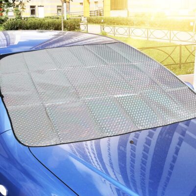 Magnetic Vehicle Sun Shade Windshield for Cars and Suvs, Thickened Front Window Sunshade with Heat Insulation and UV Protection, Auto Interior Accessory for Summer Driving - Image 6
