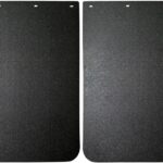 2PCS Universal Heavy Duty Polymer Mudflaps 24x30 Inch, Black Splash Guard Mudflap for Semi Trucks Tractor Trailer