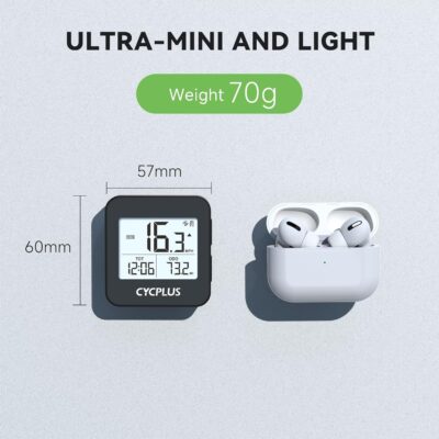 CYCPLUS GPS Bike Computer, Wireless Cycling Computer with Automatic Backlight, Bicycle Speedometer Odometer with Waterproof and Lager Battery, Provide Professional Data Analysis - Image 3