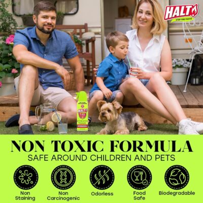 HALT! 10oz Fire Safety Spray – Non-Toxic, PFAS-Free Handheld Fire Suppressor – Easy to Use, Store & Find – Compact & Portable for Home, Kitchen, Car, BBQ, Camping & Tailgate – Made in USA (2pk) - Image 7