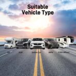 Tymate RV Tire Pressure Monitoring System, Solar Charge TPMS, 6 Sensors & 5 Alarm Modes, M7-3 2024 Updated Color Display, W/Repeater for Longer Distance Transmission, 0-87 PSI for RV Trailer Camper - Image 7