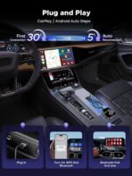 3-in-1 Wireless CarPlay Adapter 2026, Android Auto & Car Play Converter with HDMI Input for Fire TV Stick, Screen Mirroring & Streaming for Netflix/YouTube, Metal&Glass Case, Fit for 2016+ Cars -Black - Image 7