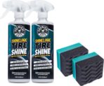 Chemical Guys ShineLogic Tire Shine Safe for Cars, Trucks, Motorcycles, RVs & More, Includes WonderWave Applicator Kit, 20 fl oz, 2 Pack