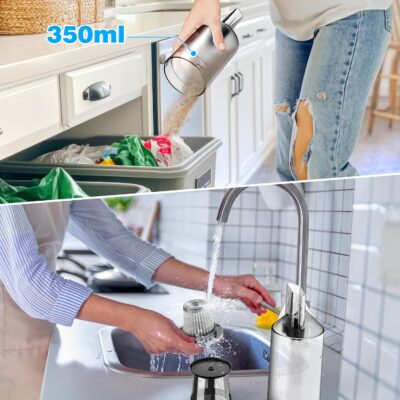 Car Vacuum Cordless, 35000PA Strong Suction Handheld Vacuum with 2 Detachable Batteries, 60Min Runtime Portable Vacuum Cleaner for Car Detailing, Pet Hair, Home Couch & Office, 350ML XL Dust Cup - Image 5