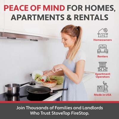 Rangehood® Fire Suppressor – Automatic StoveTop Fire Suppressor for Residential Kitchen Safety – Easy to Install, Direct Flame-Activated, Non-Toxic Fire Suppression System (1 Pair) - Image 9
