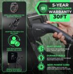 MACH 2:Fast Level 2 EV Charger 48 amp Garage-pro wall-Mount. Electric Vehicle Charging Station 4 Nema 14-50 Outlet. J1772 car Connector. Key Accessories: 30ft Cable & Tesla NACS evse Portable Adapter - Image 3