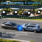 8.1" HD Carplay Screen for Car Stereo, 2K Dash Cam Wireless Portable Touch Screen Car Play with Apple Carplay & Android Auto with 1080P Back Up Camera, Bluetooth, Mirror Link, GPS , AUX, Voice Control - Image 5