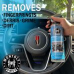 Wontolf Car Wash Kit, Car Cleaning Kit with Long Handle Car Wash Brush, Car Wash Soap, Interior Cleaner, Wheel Cleaner, Window Squeegee, Car Interior Detailing Kit for Cars Trucks RVs SUVs - Image 9