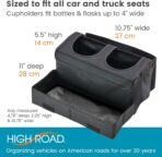 High Road CarHop Jr - Car Organizer with Cup Holders and Storage or Eating Tray for Car - Front Seat Organizer for Drivers and Back Seat Organizer for Kids and Adults - Image 6