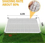 Aluminum 90% Shade Cloth - for Cars,Mesh Tarp for Greenhouse Patio Sun Shade - for Cars - Image 2