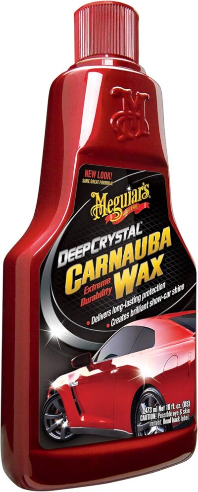 Meguiar's Deep Crystal Carnauba Wax, High-Grade Carnauba Liquid Car Wax for Long-Lasting Protection, Creates a Brilliant Shine and Gloss, Blocks UV Rays, Ideal Step for After Polishing, 16 Oz - Image 2