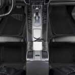 CAR PASS Waterproof Universal Fit Car Floor Mats, Faux Leather Car Carpet Mats, Black Car Mats with Anti-Slip Nibbs Backing & Driver Heel Pad Fit for SUV,Vans,sedans, Trucks,Set of 4pcs(All Black) - Image 4