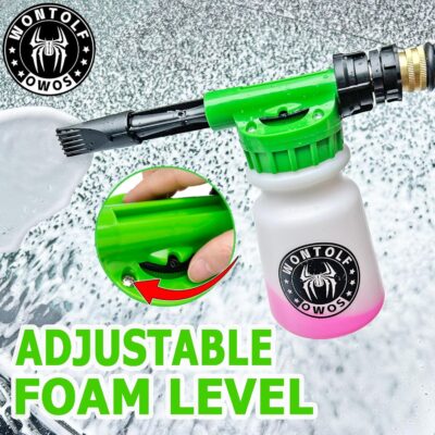 Wontolf CWK188 Car Wash Kit with Foam Gun, Car Wash Soap, Interior Detailer Cleaner, Wheel Cleaner, Car Care Cleaning Detailing Kit for Cars Trucks RVs SUVs Motorcycles (Works w/Garden Hose), 10 Items - Image 8