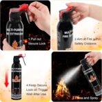 Fire Extinguisher for Home, 6 Pack Vehicle Fire Extinguishers with Mount, Portable Fire Extinguisher Effective on A, B, C, K Fires, Water-Based Extinguisher for Car Boat Office Truck Kitchen Garage RV - Image 4