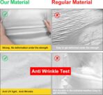 uxcell 3XL Non-Waterproof SUV Cover - Lightweight Sun/Rain Protection for Mid-Size SUVs (4.9m X1.8m X1.5m) - Image 6