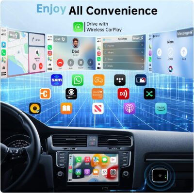 Wireless CarPlay Adapter for Apple CarPlay, Easy to Upgrade Wired CarPlay to Wireless, Instant Connectivity, Super Mini Car Play Dongle for iPhone Fit for Cars with Built-in CarPlay (Black) - Image 3