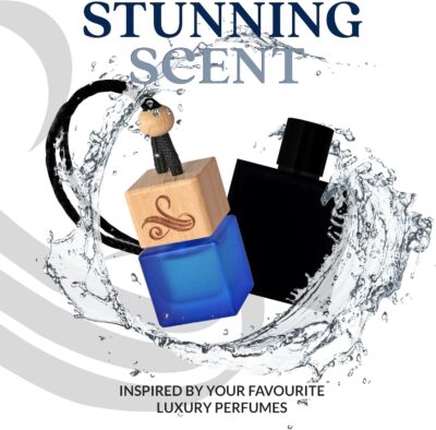 Solvère Car Air Freshener for Men | Perfume Style Freshener with Solvère Fragrance | Strong Freshener with Odour Eliminating Technology with Vent Clip | Car Air Freshener by Perfa - Image 3