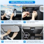 INSAUTO Custom Fit Windshield Sun Shade Accessories for Honda Fit 2007-2020, Foldable Front Window Sunshade, UV & Heat Reflector, Keeps Interior Cool, Includes Storage Bag - Image 6