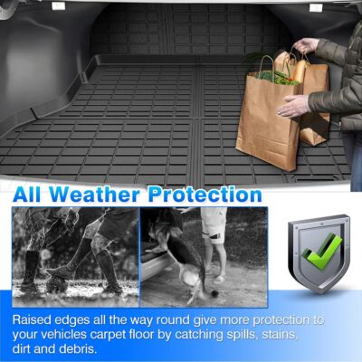 K4 Floor Mats - Car Mats for Kia K4 5 Seats 2025 2026, All Weather Floor Mats and Cargo Liner for K4 Accessories, Heavy Duty Rubber Mats, Car Accessories - Image 6