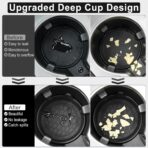 SINGARO Car Cup Holder Coaster, Silicone Cup Holder Insert, Universal Non-Slip Cup Holders, Car Accessories Interior for Women and Man Interior Sets 4 Pack Black - Image 5
