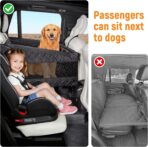 YJGF Large Dog Car Seat Large Size Dog,Pet Car Seat Cover for Back Seat Extende,Pet Booster - Image 3