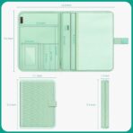 FINPAC Car Document Holder, Vehicle Registration and Insurance Card Holder, Auto Glove Box Organizer Owner Manual Presenter Pouch, Automotive Paperwork Organizer, Sage Green - Image 7