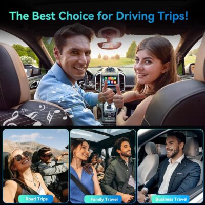 2026 Upgraded Wireless CarPlay Adapter, 2-in-1 Mini CarPlay Adapter for iPhone & Android, 3 Second Auto Stable Connection with Zero Latency, Plug & Play for 2016+ Cars with USB-A/USB-C Ports - Image 9