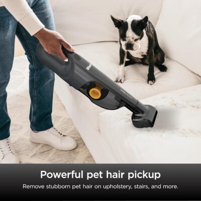 Shark UltraCyclone Pet Pro Plus Cordless Hand Vacuum, Powerful Suction, Handheld Vacuum for Car & Home, Pet Power Brush, Crevice Tool, Scrubbing Brush, XL Dust Cup, Black, CH951 - Image 4