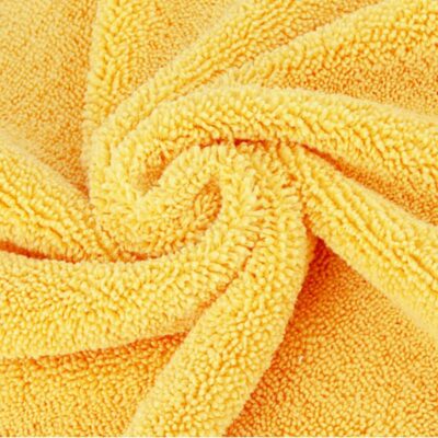 Amazon Basics Microfiber Car Drying Towels, Highly Absorbent, Lint Free, Scratch Free, Ultra-Soft, Car Detailing, Buffing and Polishing, 16" x 16", Yellow, 12-Pack - Image 4