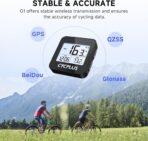 CYCPLUS GPS Bike Computer, Wireless Cycling Computer with Automatic Backlight, Bicycle Speedometer Odometer with Waterproof and Lager Battery, Provide Professional Data Analysis - Image 4